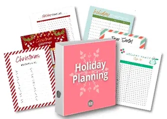 Holiday planning template pack