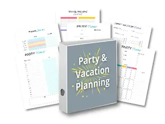 Party & vacation planning template pack