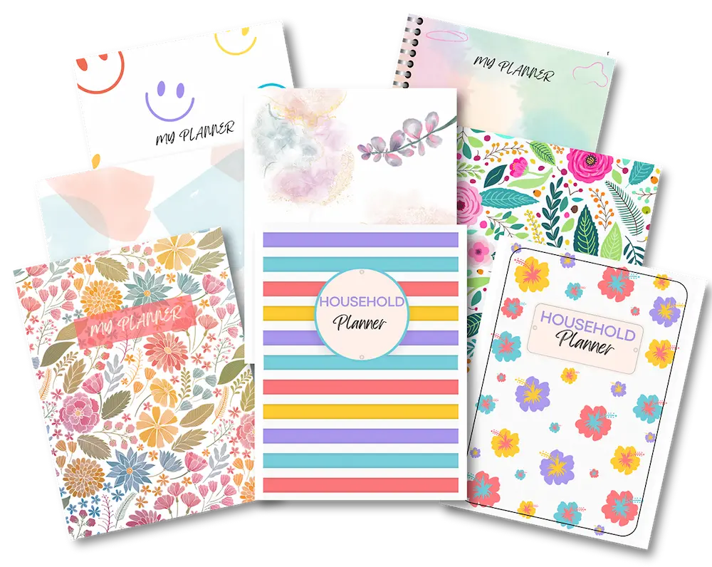Ultimate Home Planner colorful covers